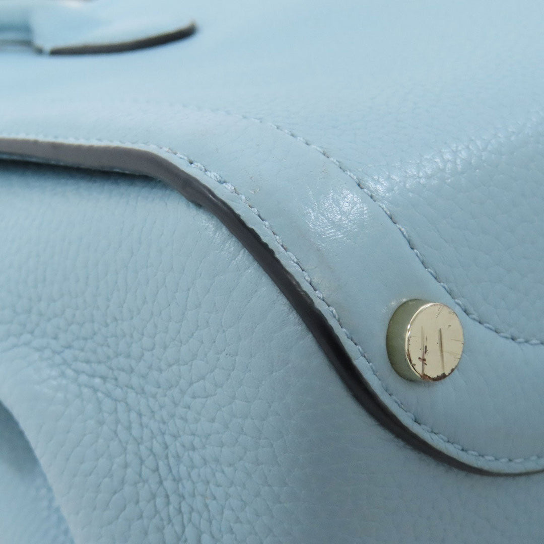 Kate Spade Handbag leather blue 2WAY Women Used Authentic