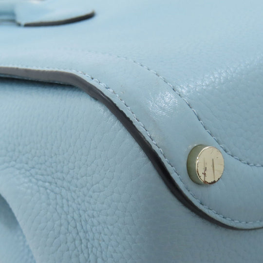 Kate Spade Handbag leather blue 2WAY Women Used Authentic