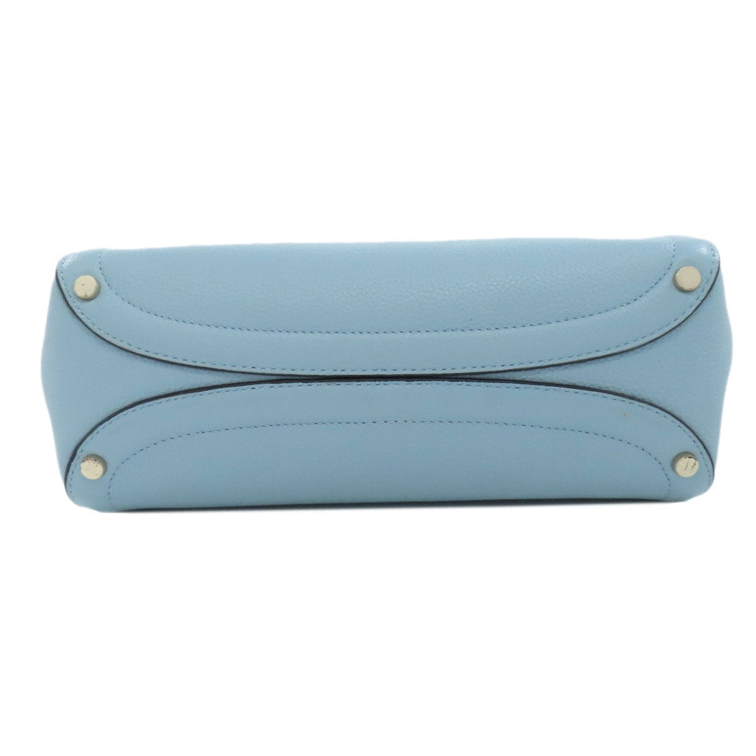 Kate Spade Handbag leather blue 2WAY Women Used Authentic