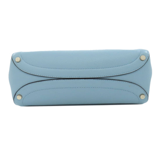 Kate Spade Handbag leather blue 2WAY Women Used Authentic