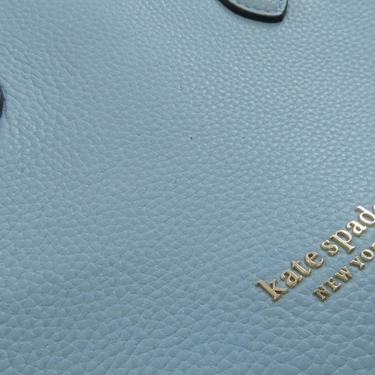 Kate Spade Handbag leather blue 2WAY Women Used Authentic