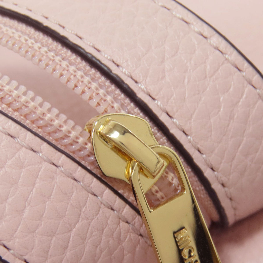 MICHAEL KORS Backpack leather pink logo Women Used Authentic