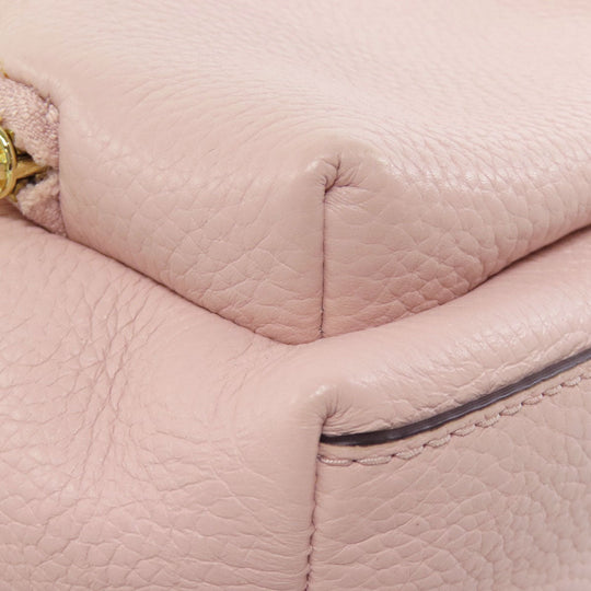 MICHAEL KORS Backpack leather pink logo Women Used Authentic