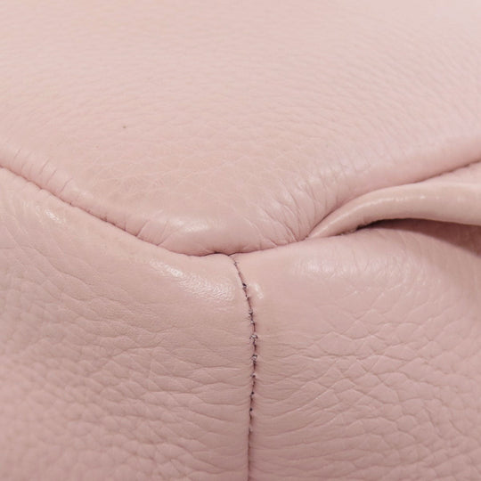 MICHAEL KORS Backpack leather pink logo Women Used Authentic