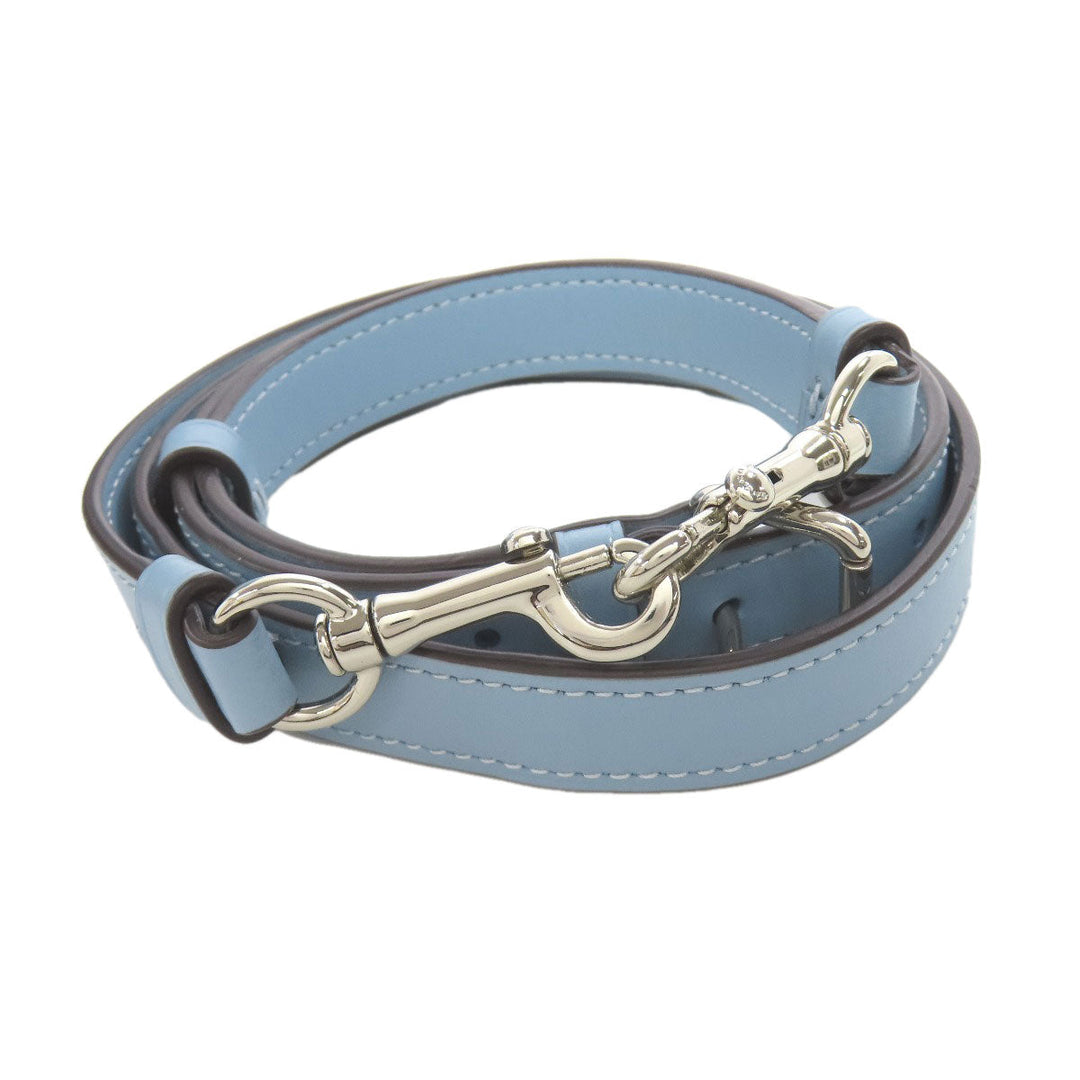 COACH Shoulder Bag F31477 PVC Brown Signature 2WAY Women Used Authentic