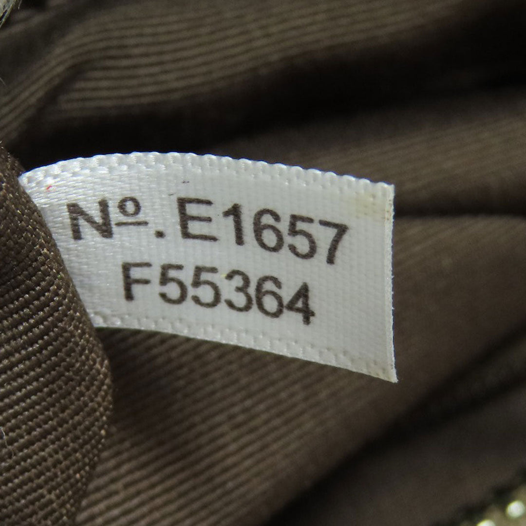 COACH Handbag F55364 canvas Brown Signature Women Used Authentic