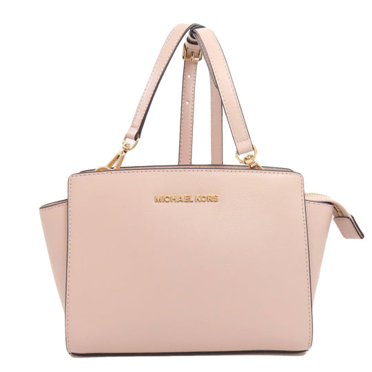 MICHAEL KORS Shoulder Bag PVC pink logo Women Used Authentic