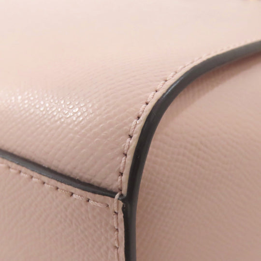 MICHAEL KORS Shoulder Bag PVC pink logo Women Used Authentic