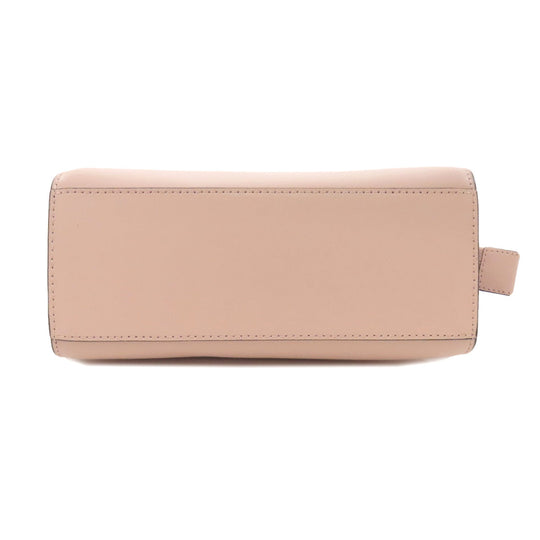 MICHAEL KORS Shoulder Bag PVC pink logo Women Used Authentic