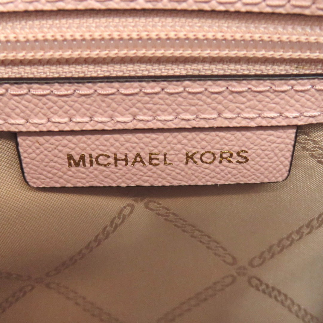 MICHAEL KORS Shoulder Bag PVC pink logo Women Used Authentic