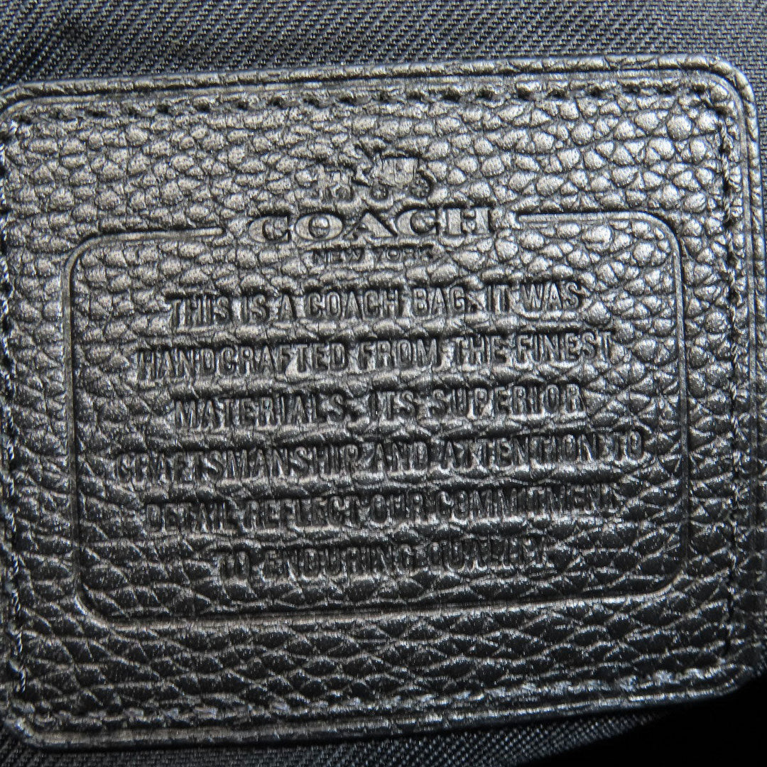 COACH Shoulder Bag 58036 leather black 2WAY