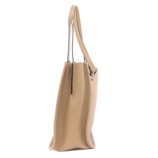 COACH Handbag C3768 leather beige Tyler Carryall 2WAY Women Used Authentic