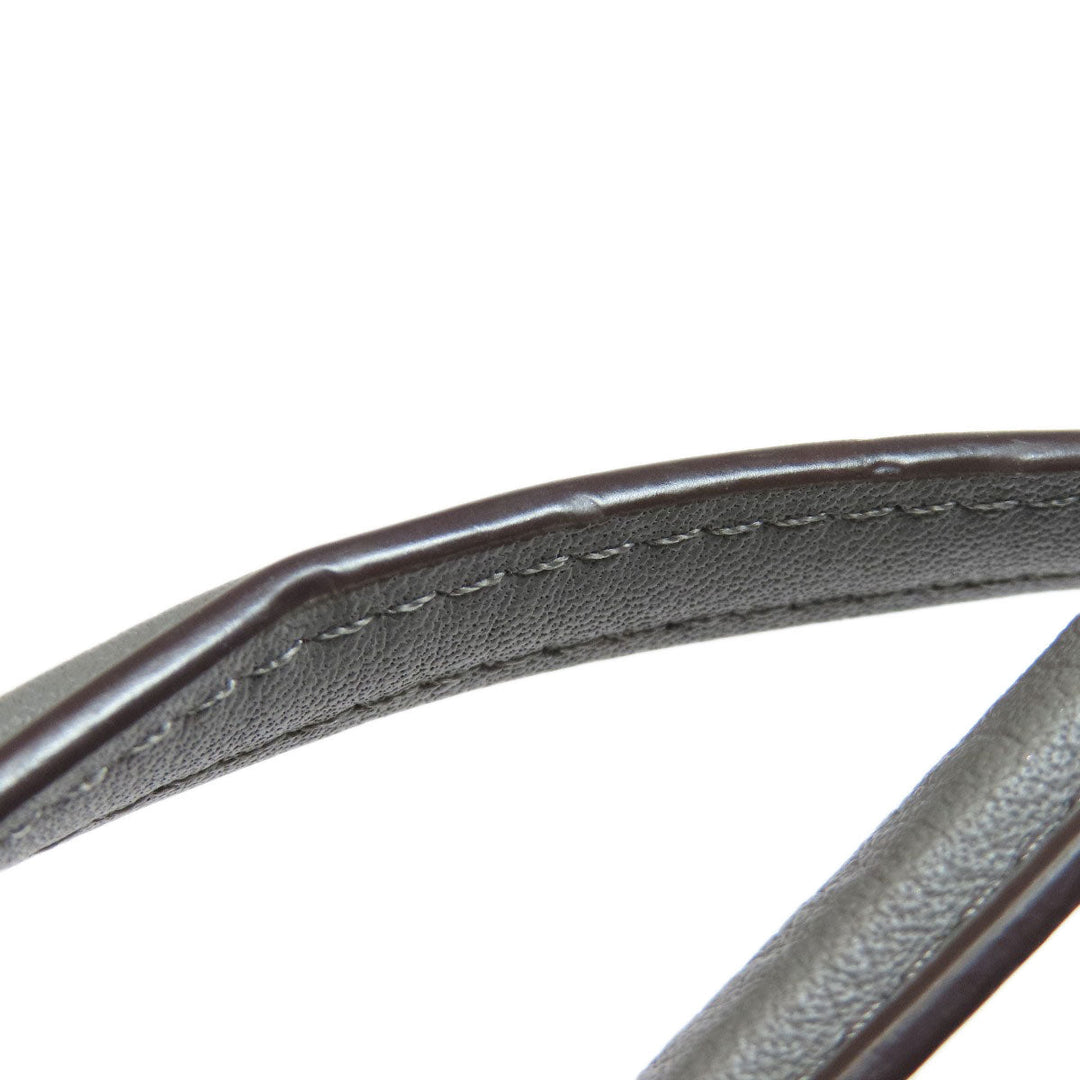 COACH Tote Bag 21348 leather gray logo