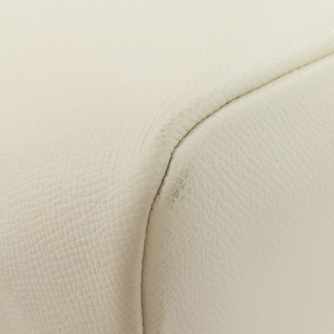 COACH Handbag F34563 leather white logo Women Used Authentic