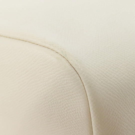 COACH Handbag F34563 leather white logo Women Used Authentic