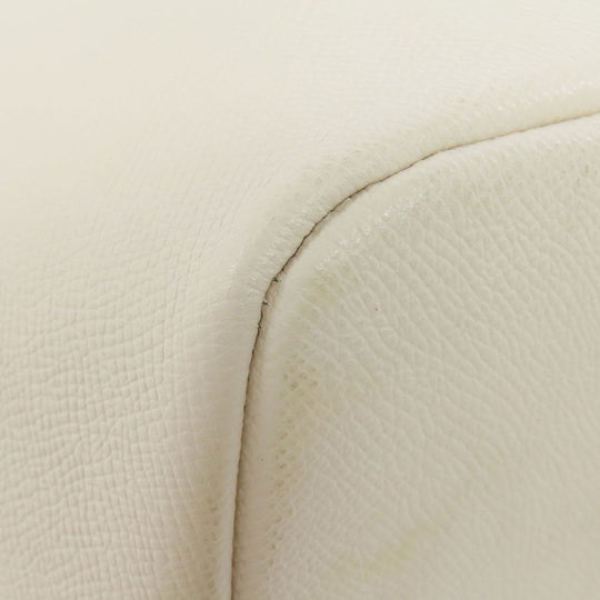 COACH Handbag F34563 leather white logo Women Used Authentic