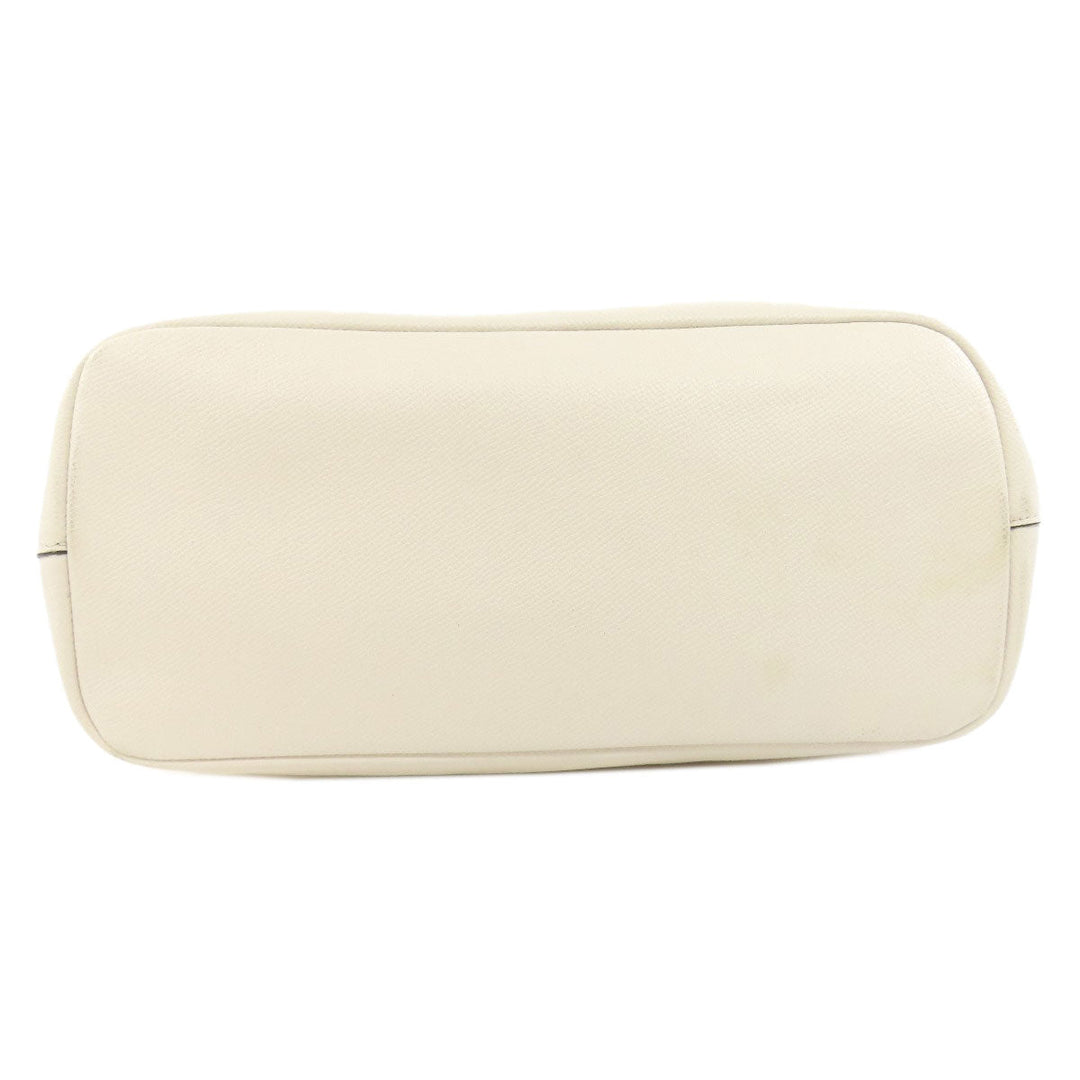 COACH Handbag F34563 leather white logo Women Used Authentic