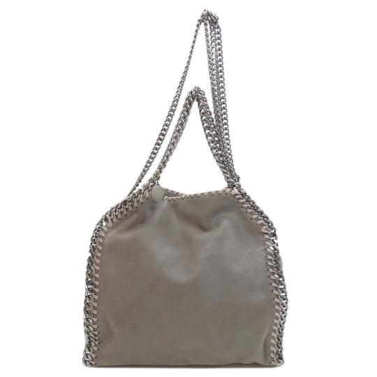 Stella McCartney Handbag polyester gray Falabella 2WAY Women Used Authentic