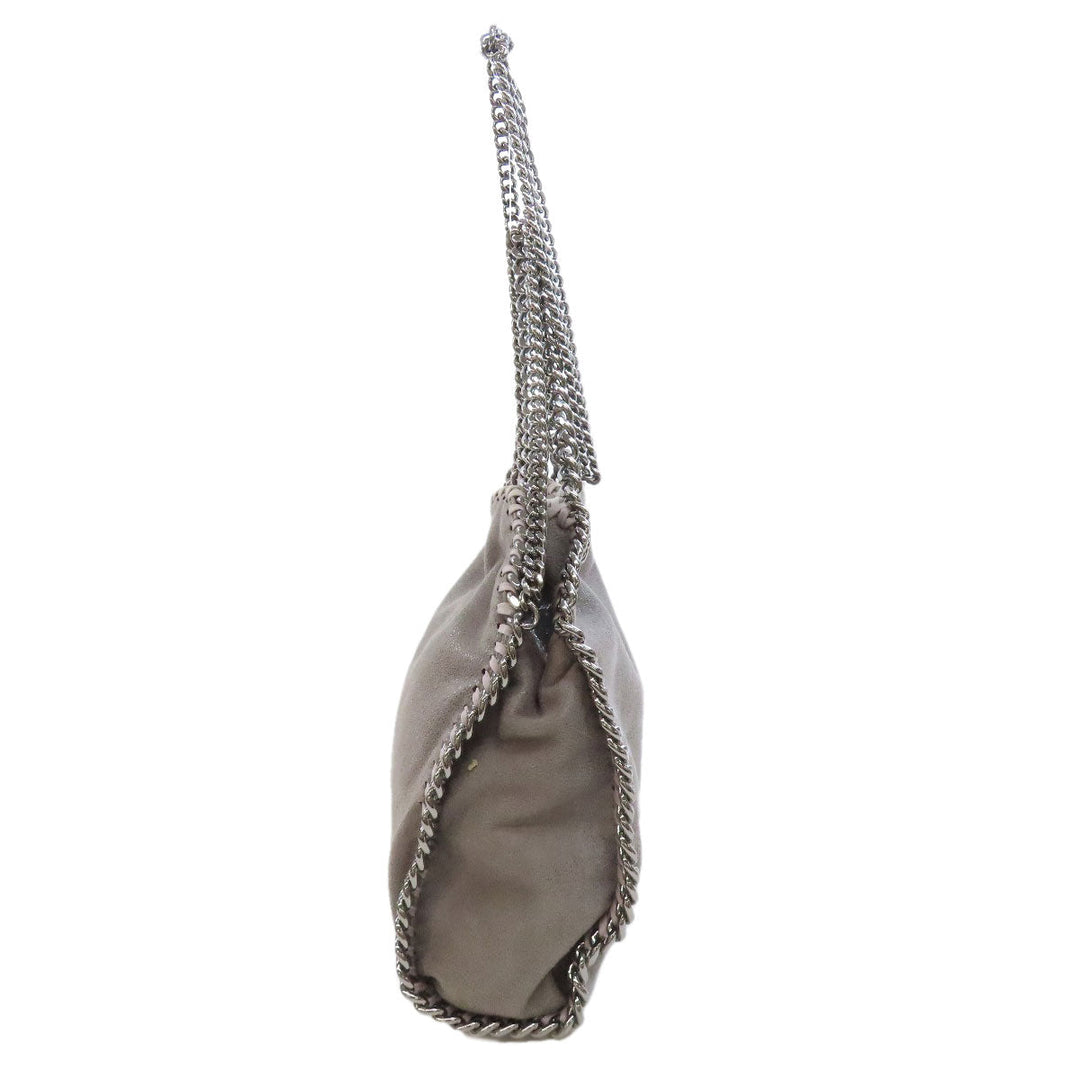 Stella McCartney Handbag polyester gray Falabella 2WAY Women Used Authentic