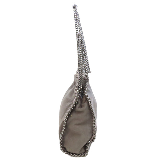Stella McCartney Handbag polyester gray Falabella 2WAY Women Used Authentic
