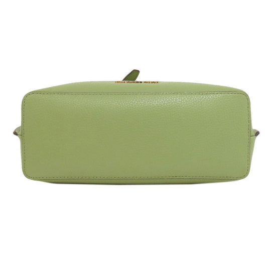 MICHAEL KORS Handbag leather green Emilia 2WAY Women Used Authentic