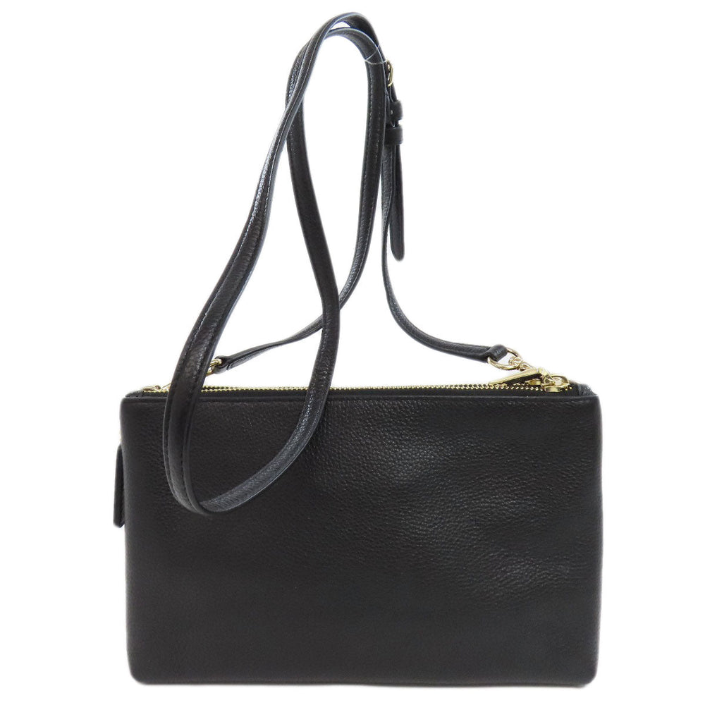 COACH Shoulder Bag F38273 leather black logo