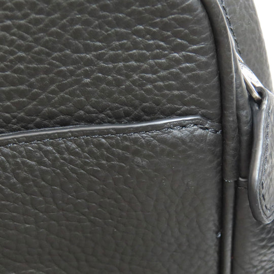 COACH Shoulder Bag F24876 leather black logo Women Used Authentic