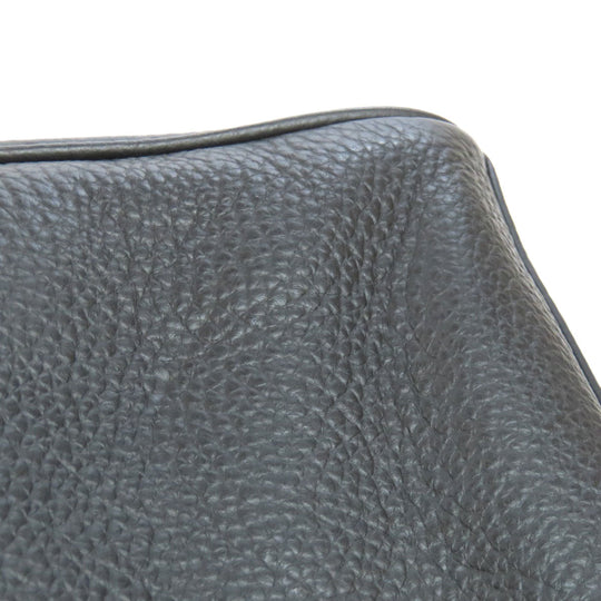 COACH Shoulder Bag F24876 leather black logo Women Used Authentic