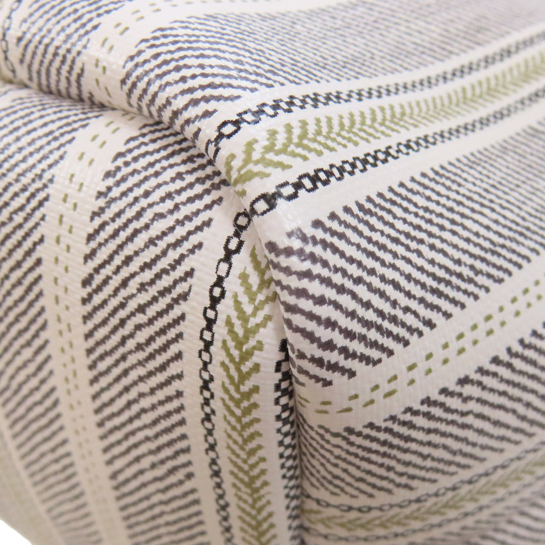 COACH Tote Bag 23108 PVC white Legacy Weekend Women Used Authentic