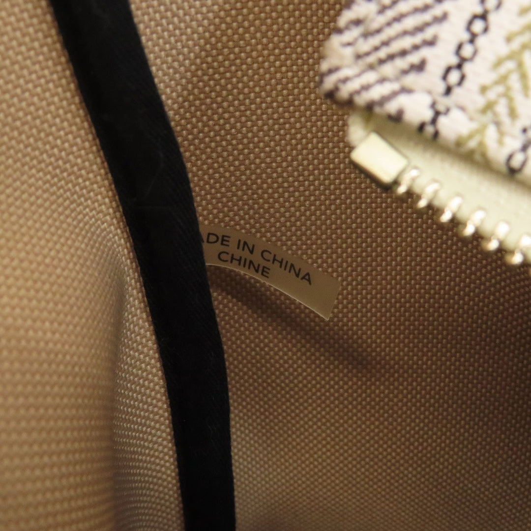 COACH Tote Bag 23108 PVC white Legacy Weekend Women Used Authentic