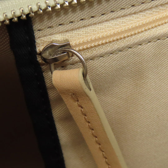 COACH Tote Bag 23108 PVC white Legacy Weekend Women Used Authentic