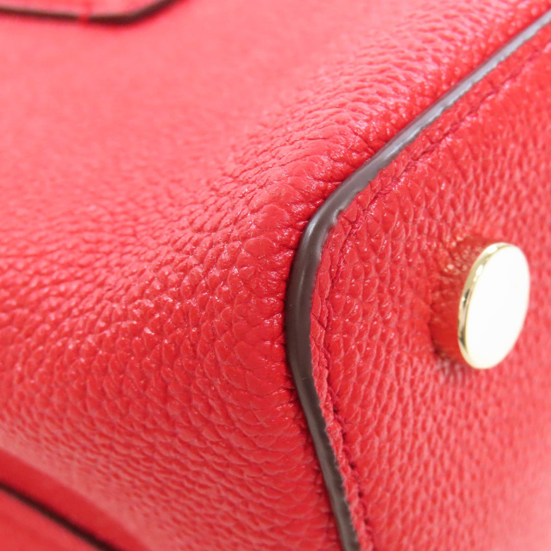 Kate Spade Handbag leather Red 2WAY Women Used Authentic