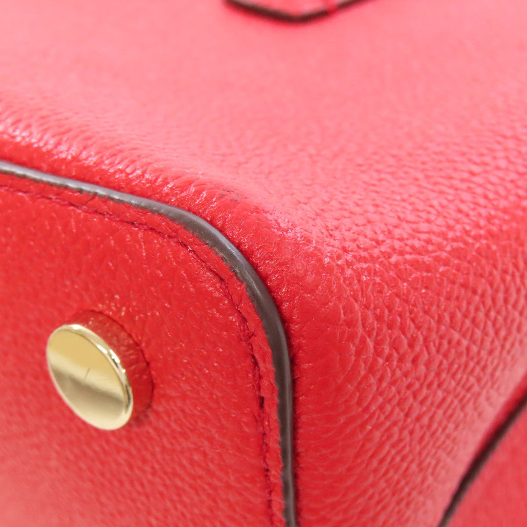 Kate Spade Handbag leather Red 2WAY Women Used Authentic