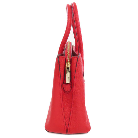 Kate Spade Handbag leather Red 2WAY Women Used Authentic