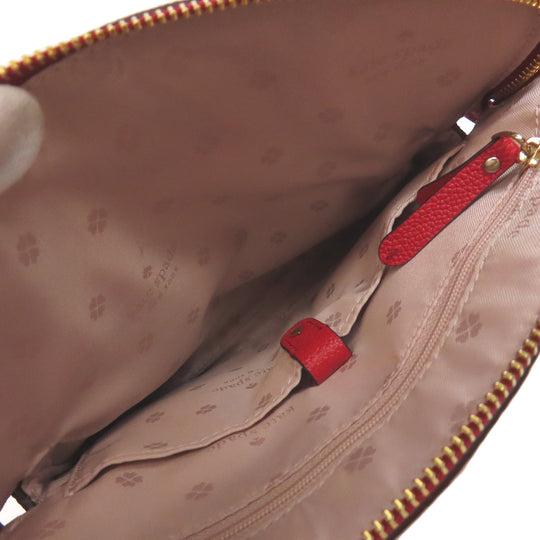 Kate Spade Handbag leather Red 2WAY Women Used Authentic