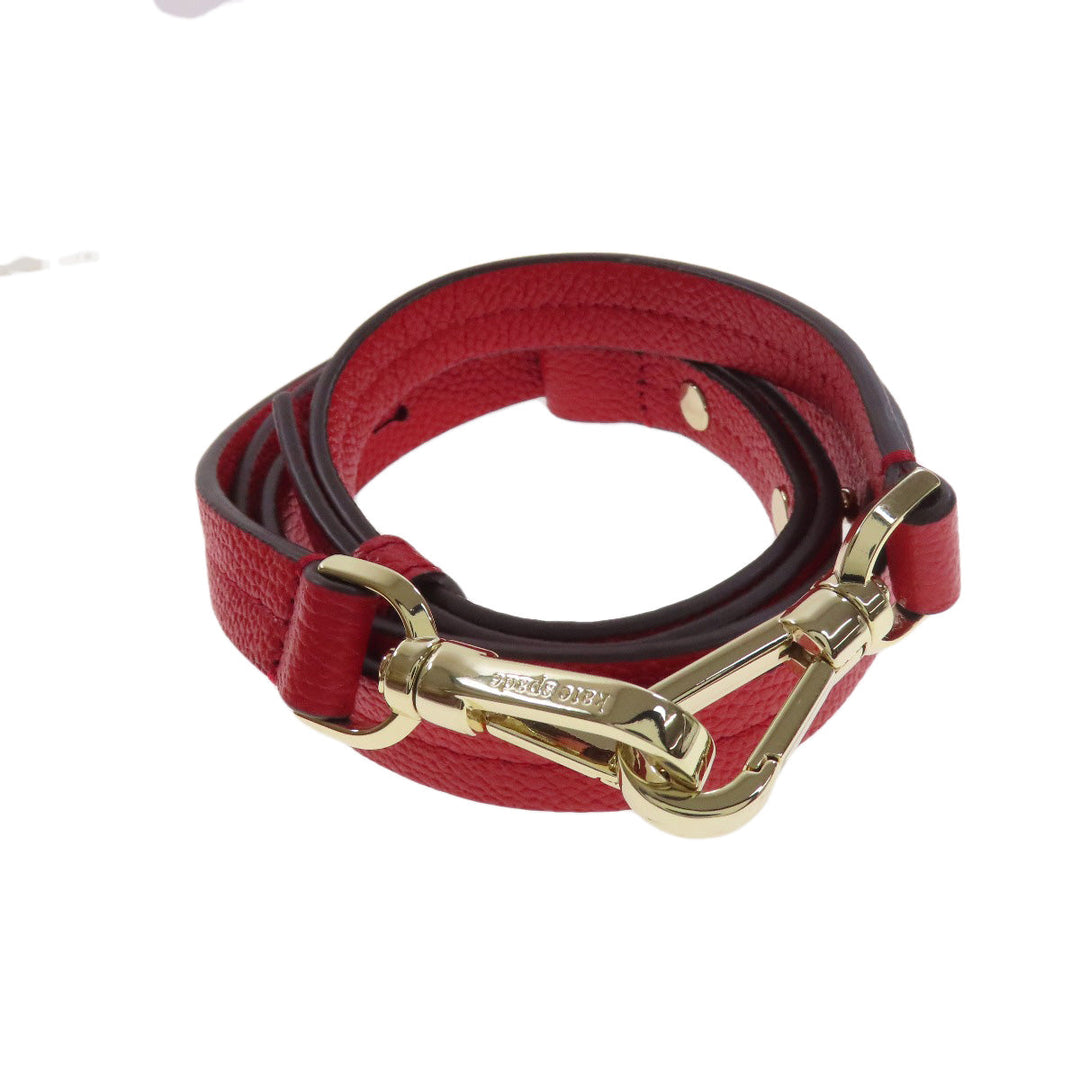 Kate Spade Handbag leather Red 2WAY Women Used Authentic