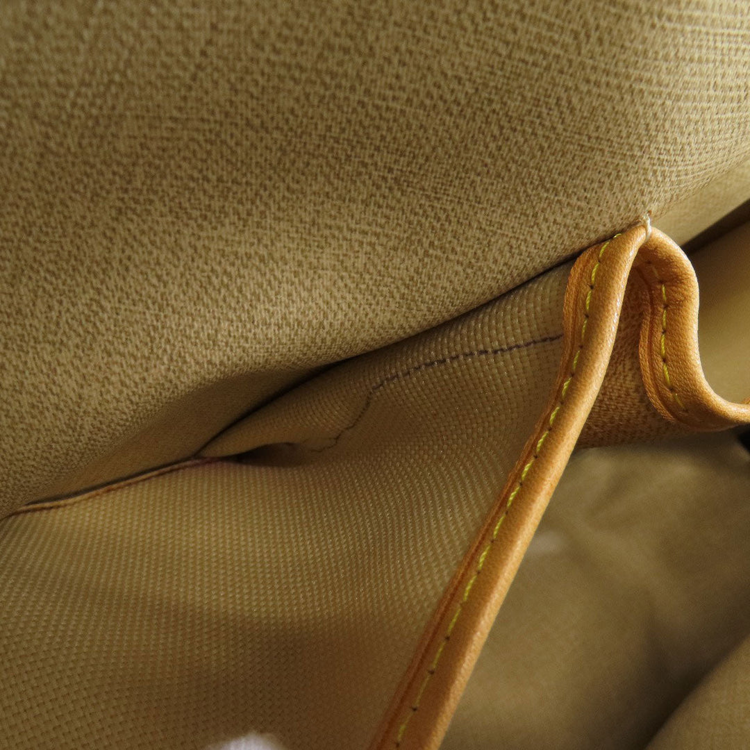LOUIS VUITTON Handbag M47270 Monogram canvas Brown Deauville Women Used Authentic