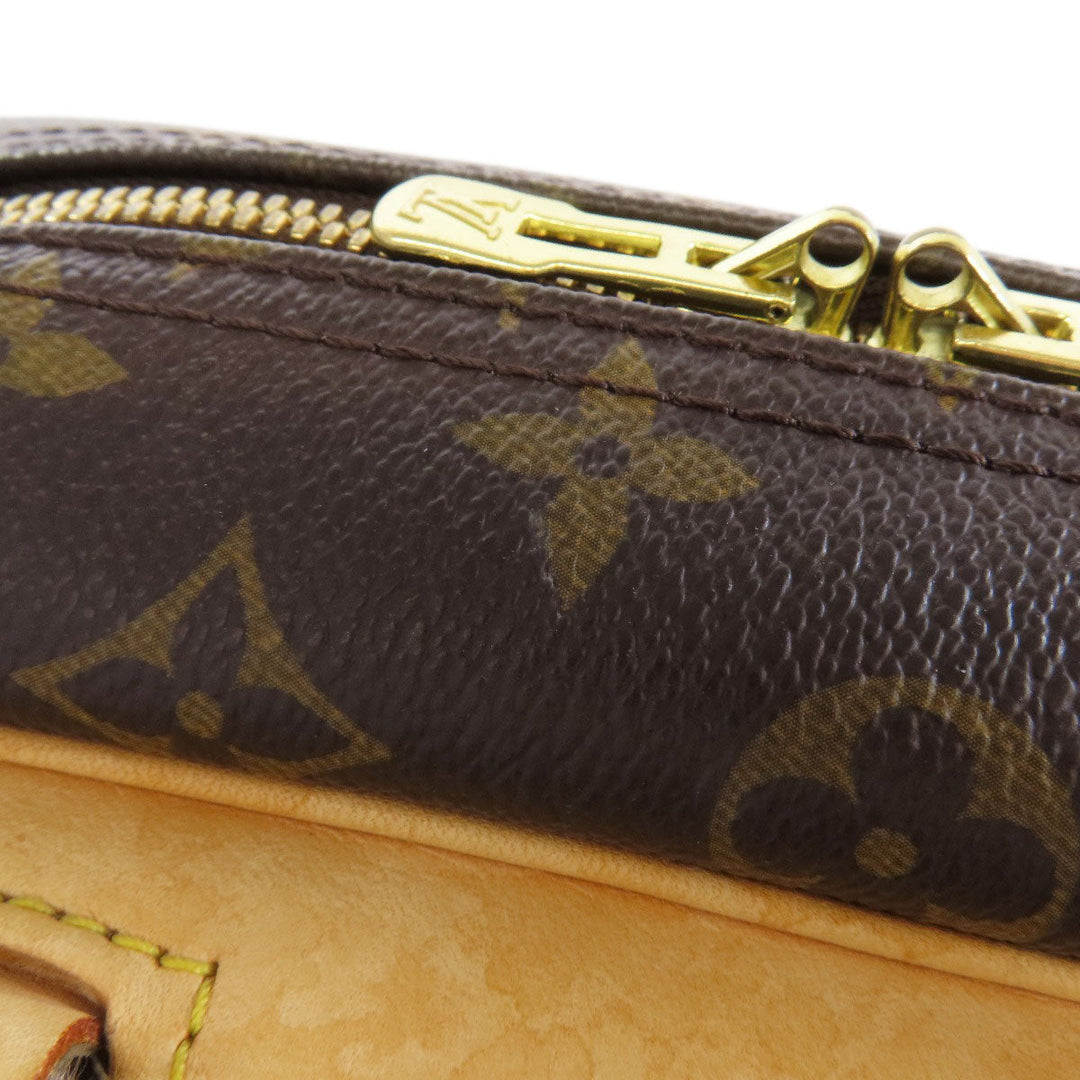 LOUIS VUITTON Handbag M47270 Monogram canvas Brown Deauville Women Used Authentic