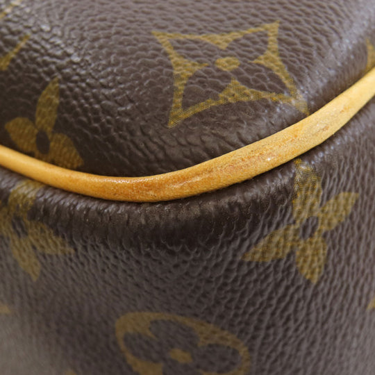 LOUIS VUITTON Handbag M47270 Monogram canvas Brown Deauville Women Used Authentic