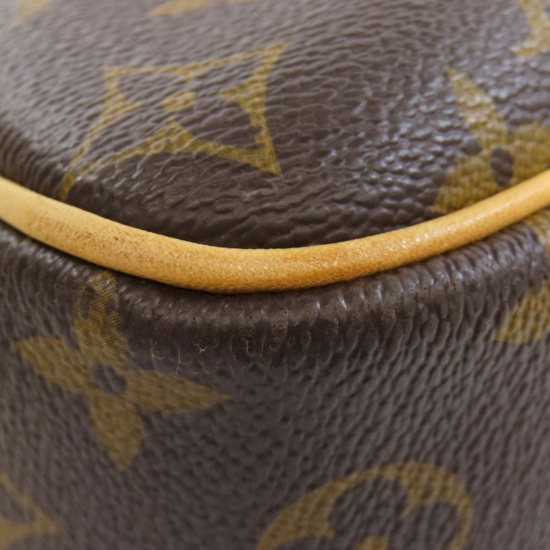 LOUIS VUITTON Handbag M47270 Monogram canvas Brown Deauville Women Used Authentic