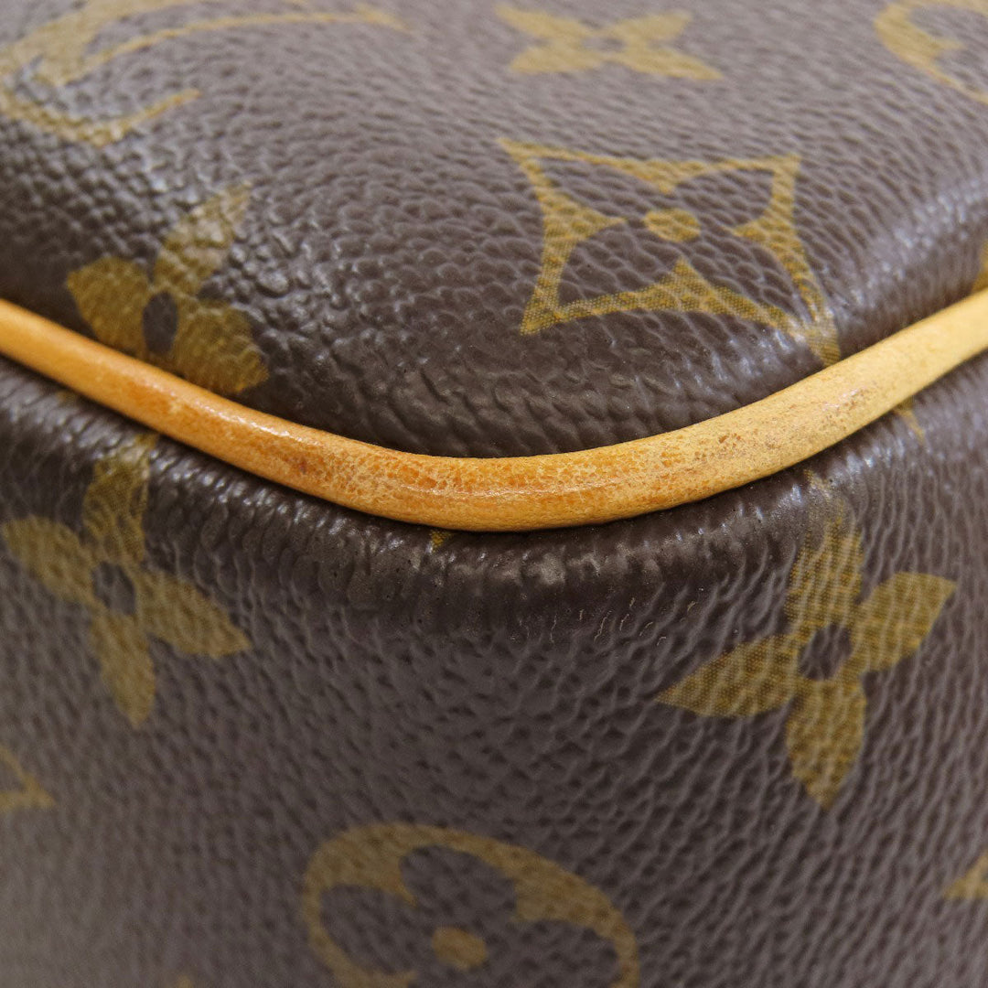 LOUIS VUITTON Handbag M47270 Monogram canvas Brown Deauville Women Used Authentic