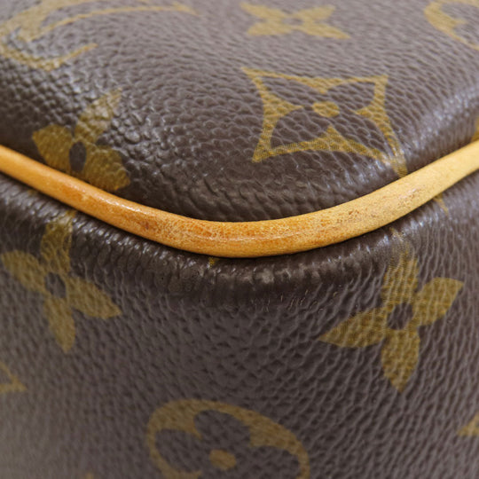 LOUIS VUITTON Handbag M47270 Monogram canvas Brown Deauville Women Used Authentic