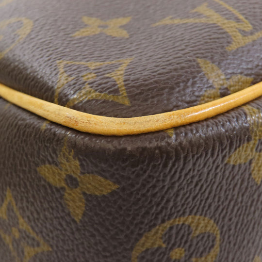 LOUIS VUITTON Handbag M47270 Monogram canvas Brown Deauville Women Used Authentic