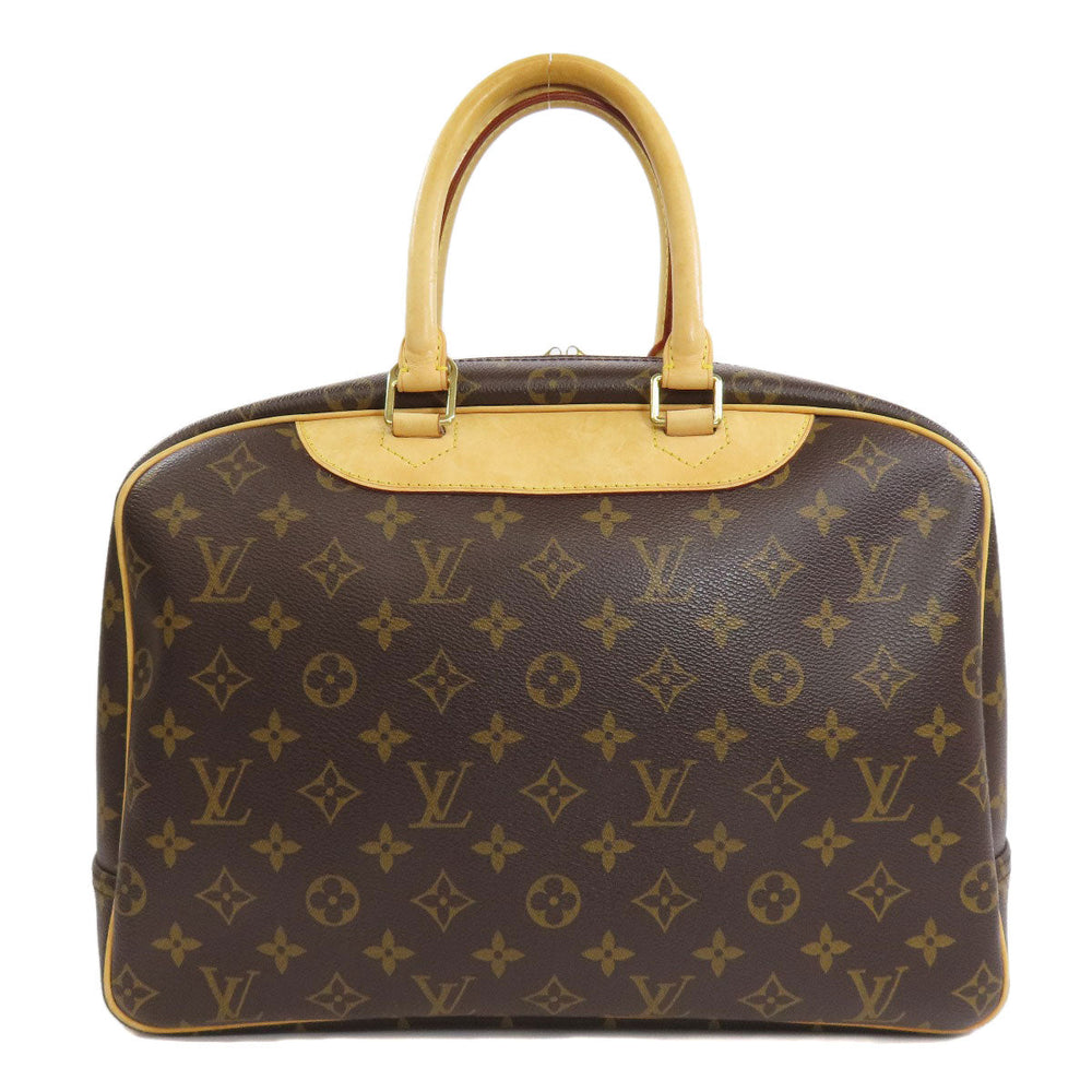 LOUIS VUITTON Handbag M47270 Monogram canvas Brown Deauville Women Used Authentic