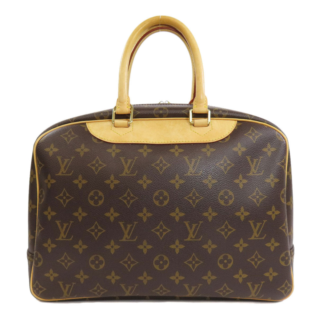 LOUIS VUITTON Handbag M47270 Monogram canvas Brown Deauville Women Used Authentic