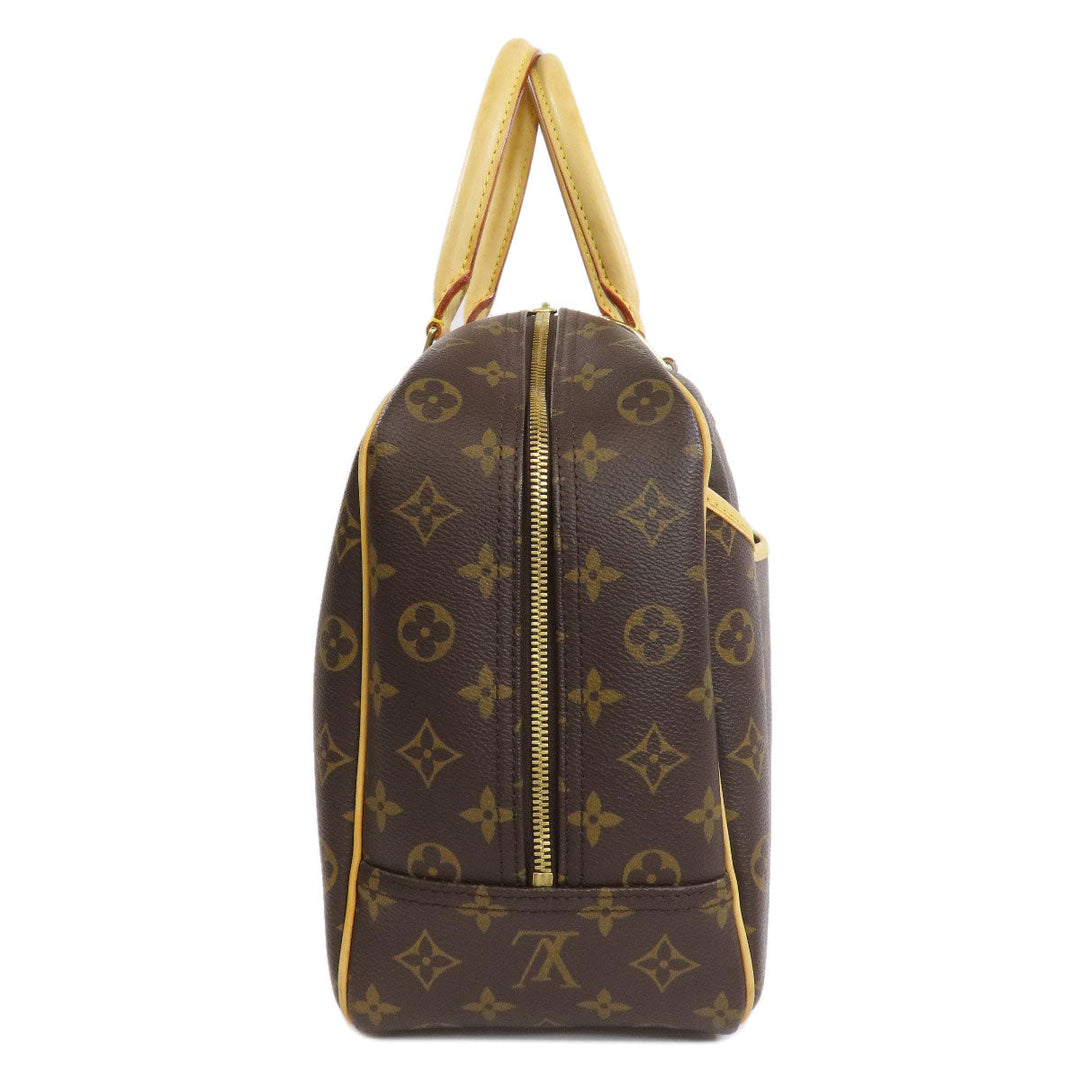 LOUIS VUITTON Handbag M47270 Monogram canvas Brown Deauville Women Used Authentic