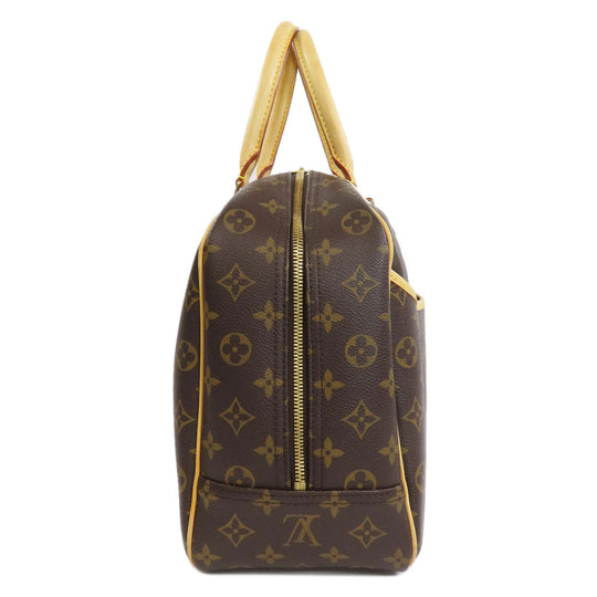 LOUIS VUITTON Handbag M47270 Monogram canvas Brown Deauville Women Used Authentic