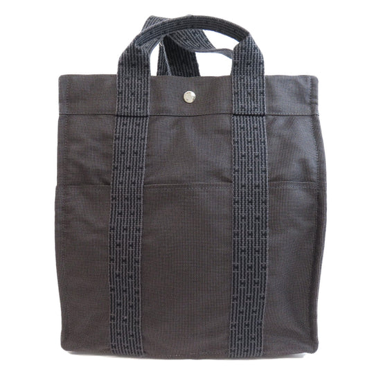 HERMES Backpack canvas gray Her Line ad MM