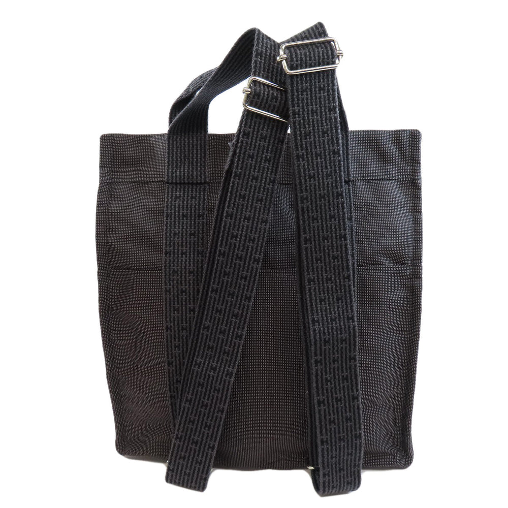 HERMES Backpack canvas gray Her Line ad MM