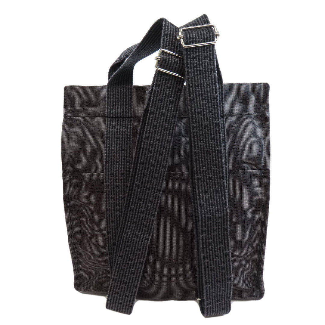HERMES Backpack canvas gray Her Line ad MM